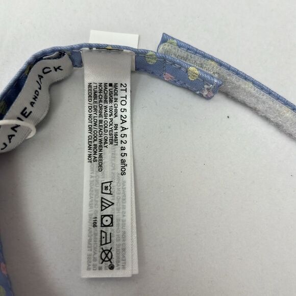 Janie and Jack Blue Easter Egg Embroidered bow tie size 2 to 5 NWT - Picture 5 of 6